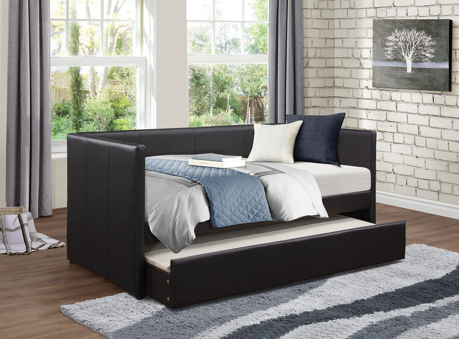 Adra Dark Brown Daybed with Trundle - 4949DBR - Gate Furniture