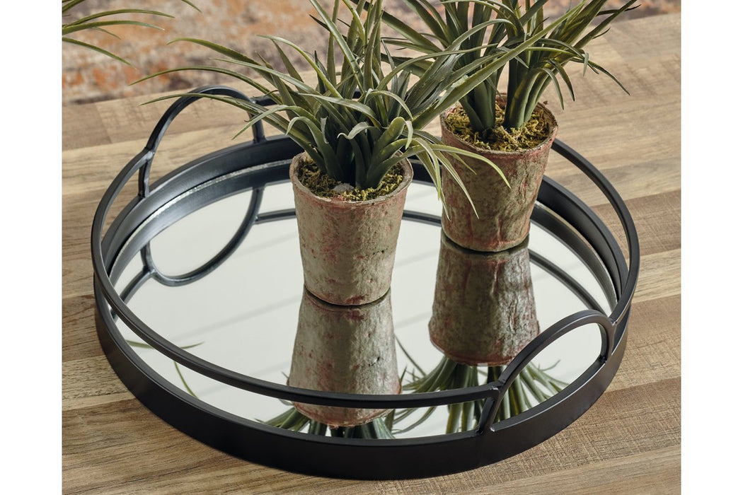Adria Black Tray - A2000442 - Gate Furniture