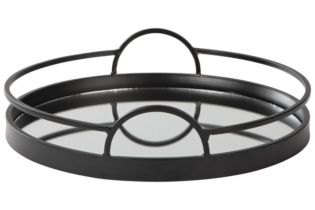 Adria Black Tray - A2000442 - Gate Furniture