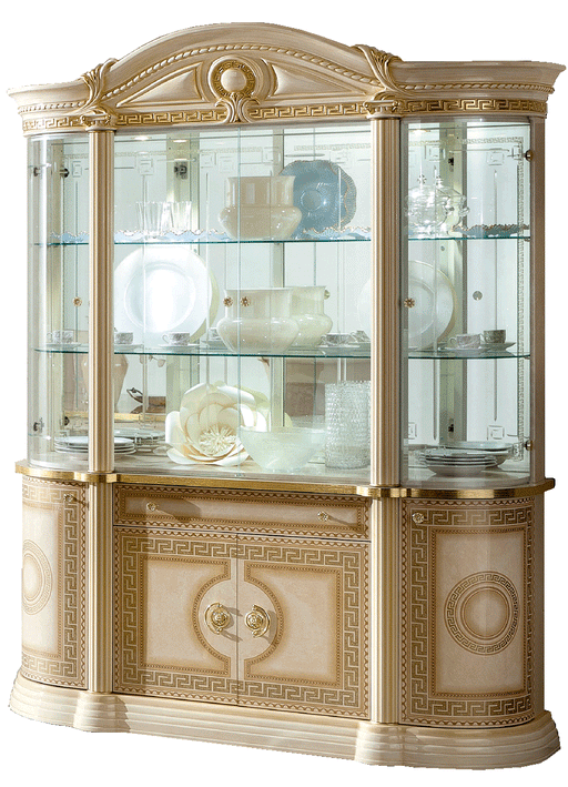 Aida 4 Door China Ivory - i24042 - In Stock Furniture