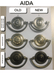 Aida Ivory Bedroom W/Gold, Camelgroup Italy Set - Gate Furniture
