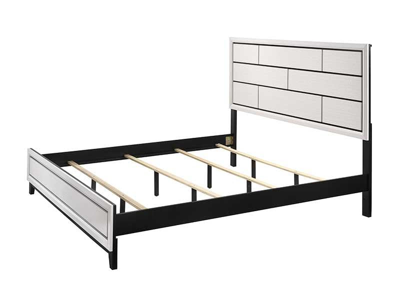Akerson Chalk White Panel Bedroom Set - Gate Furniture