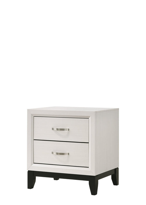 Akerson Chalk White Panel Bedroom Set - Gate Furniture