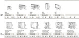 Alba Bedroom W/ Light Set - Gate Furniture