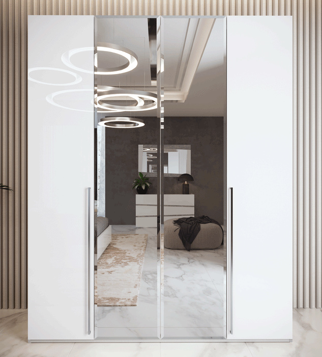 Alba Bedroom W/ Light Set - Gate Furniture