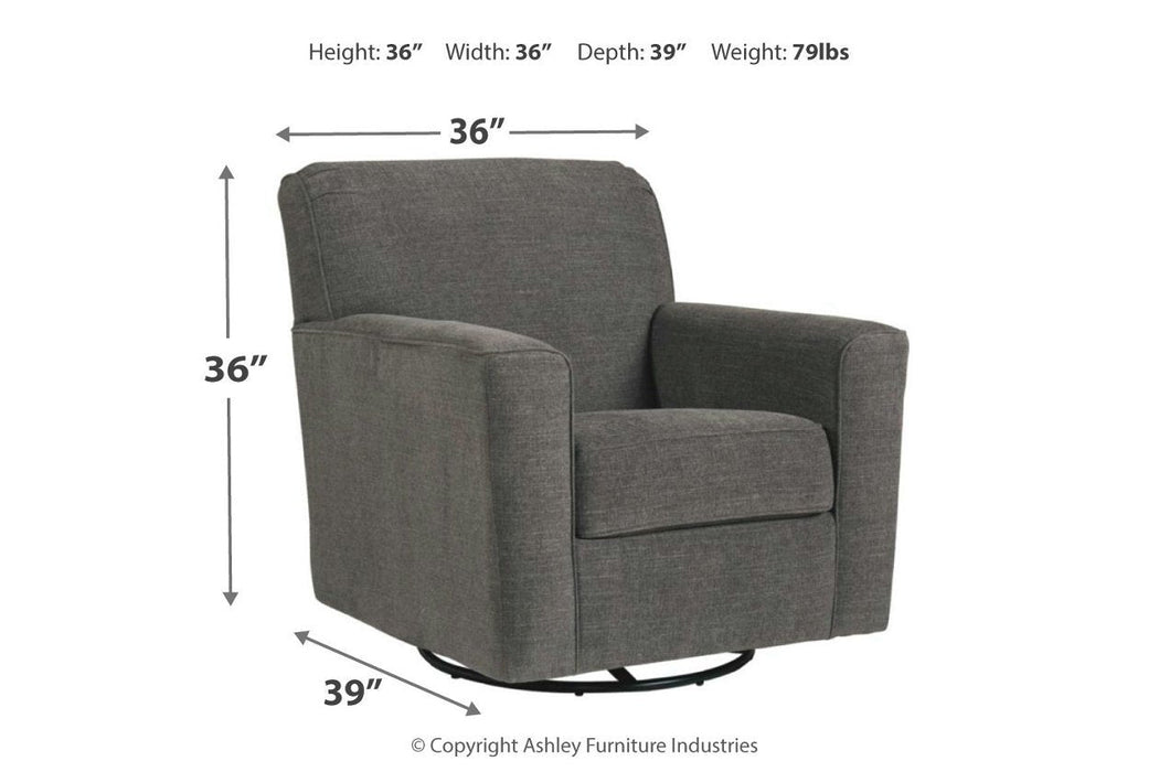Alcona Charcoal Accent Chair - 9831042 - Gate Furniture