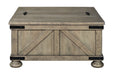 Aldwin Gray Coffee Table with Lift Top - T457-20 - Gate Furniture