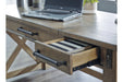 Aldwin Gray Home Office Lift Top Desk - H837-54 - Gate Furniture
