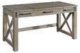 Aldwin Gray Home Office Lift Top Desk - H837-54 - Gate Furniture