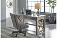 Aldwin Gray Home Office Lift Top Desk - H837-54 - Gate Furniture