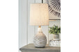 Aleela White/Gold Finish Table Lamp - L204194 - Gate Furniture
