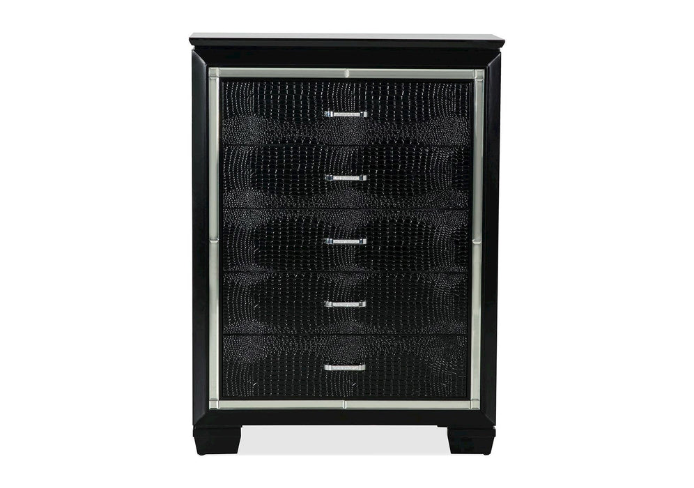Allura Black Chest - 1916BK-9 - Gate Furniture