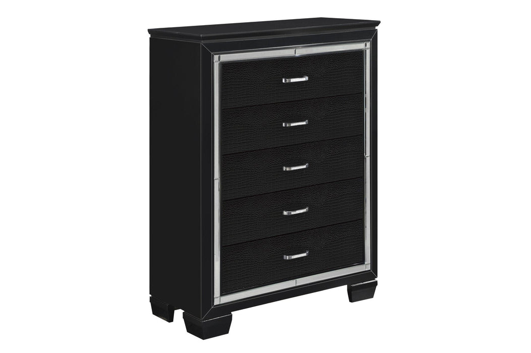 Allura Black Chest - 1916BK-9 - Gate Furniture