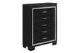 Allura Black Chest - 1916BK-9 - Gate Furniture
