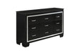 Allura Black Dresser - 1916BK-5 - Gate Furniture