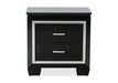 Allura Black LED Panel Bedroom Set - Gate Furniture