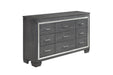 Allura Gray Dresser - 1916GY-5 - Gate Furniture