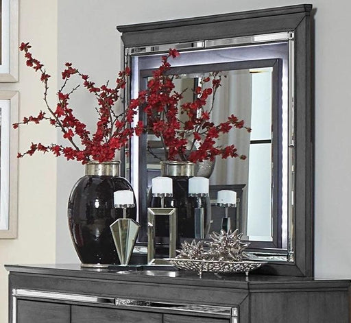 Allura Gray LED Mirror - 1916GY-6 - Gate Furniture