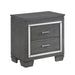 Allura Gray LED Nightstand - 1916GY-4 - Gate Furniture
