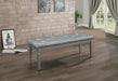 Allura Silver Bedroom Bench - 1916-FBH - Gate Furniture