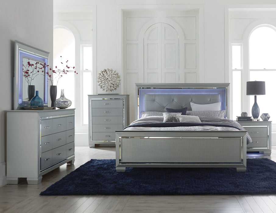 Allura Silver LED Mirror - 1916-6 - Gate Furniture