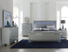 Allura Silver LED Panel Bedroom Set - Gate Furniture