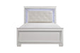 Allura White LED Panel Bedroom Set - Gate Furniture