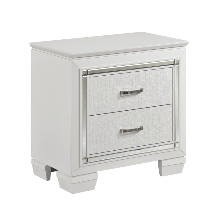Allura White LED Panel Bedroom Set - Gate Furniture