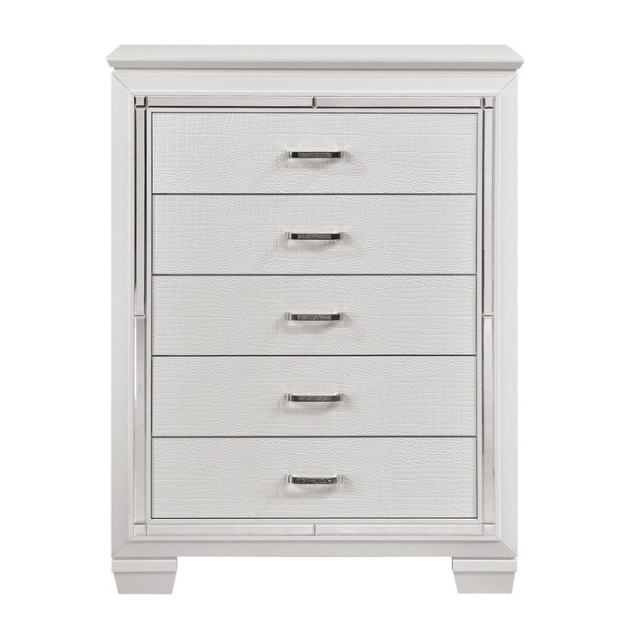 Allura White LED Panel Bedroom Set - Gate Furniture