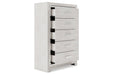Altyra White Chest of Drawers - B2640-46 - Gate Furniture