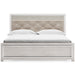 Altyra White King Panel Bed - Gate Furniture