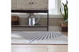 Alverno White/Blue Large Rug - R405001 - Gate Furniture