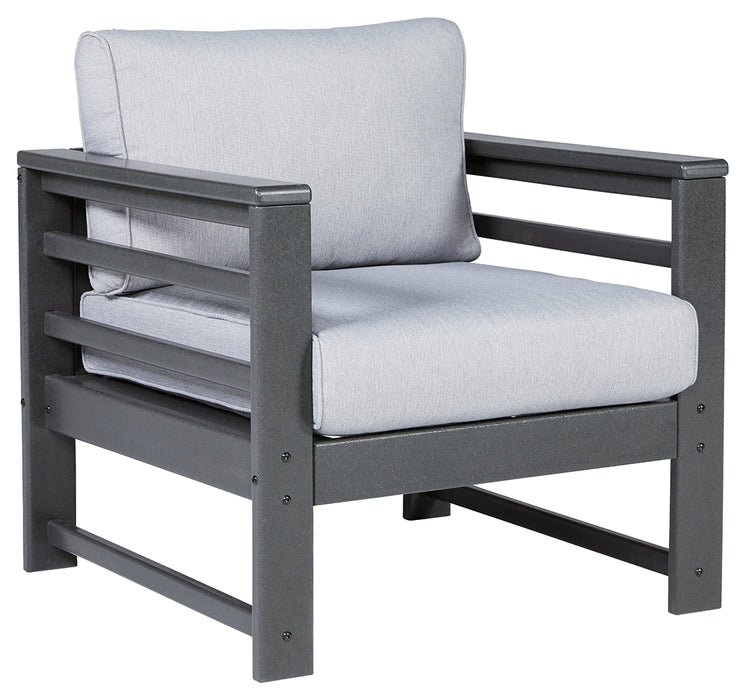 Amora Outdoor Lounge Chair with Cushion (Set of 2) - P417-820 - In Stock Furniture