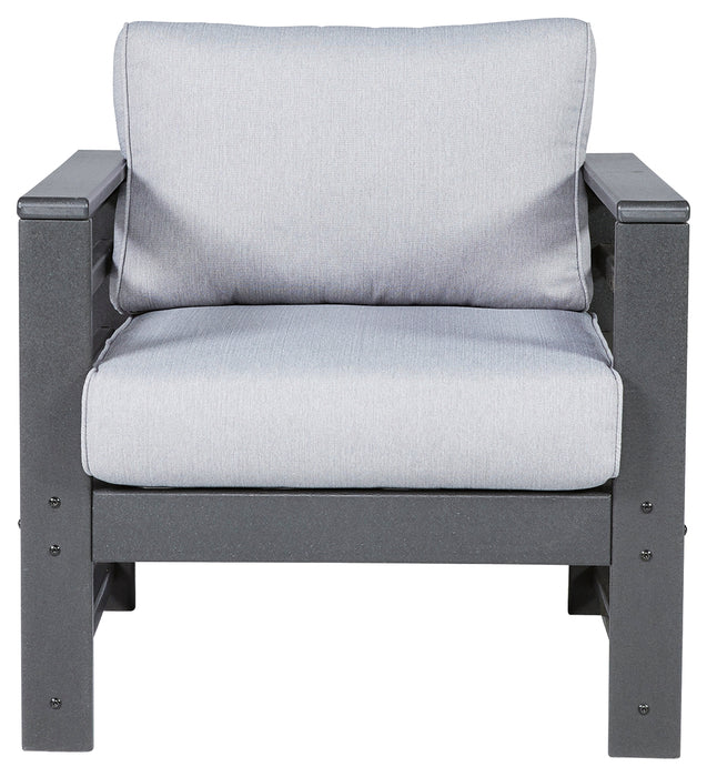 Amora Outdoor Lounge Chair with Cushion (Set of 2) - P417-820 - In Stock Furniture