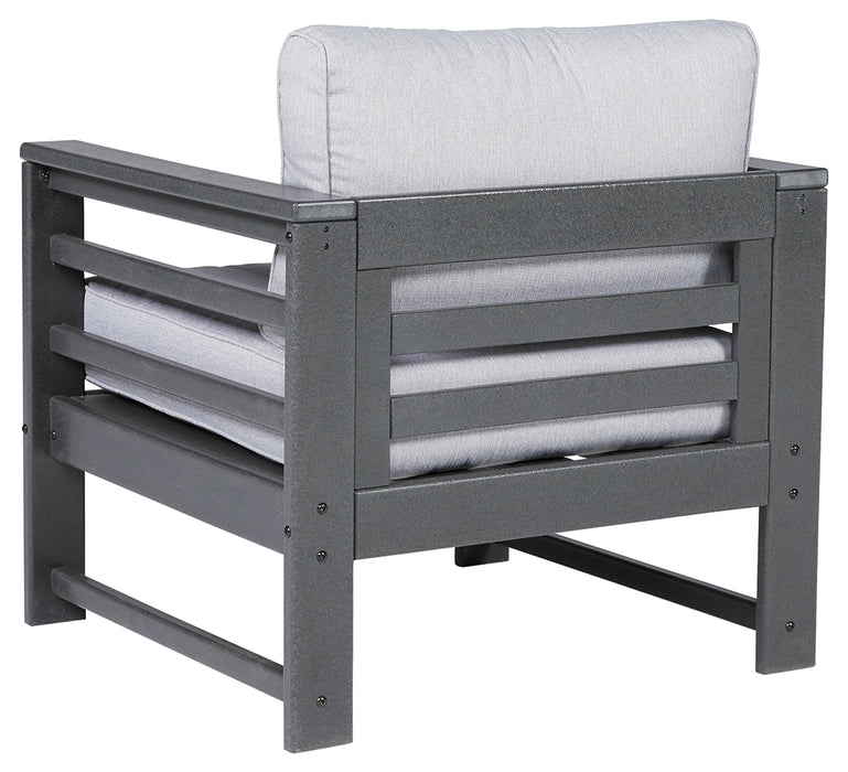 Amora Outdoor Lounge Chair with Cushion (Set of 2) - P417-820 - In Stock Furniture