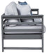 Amora Outdoor Loveseat with Cushion - P417-835 - In Stock Furniture