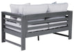 Amora Outdoor Loveseat with Cushion - P417-835 - In Stock Furniture