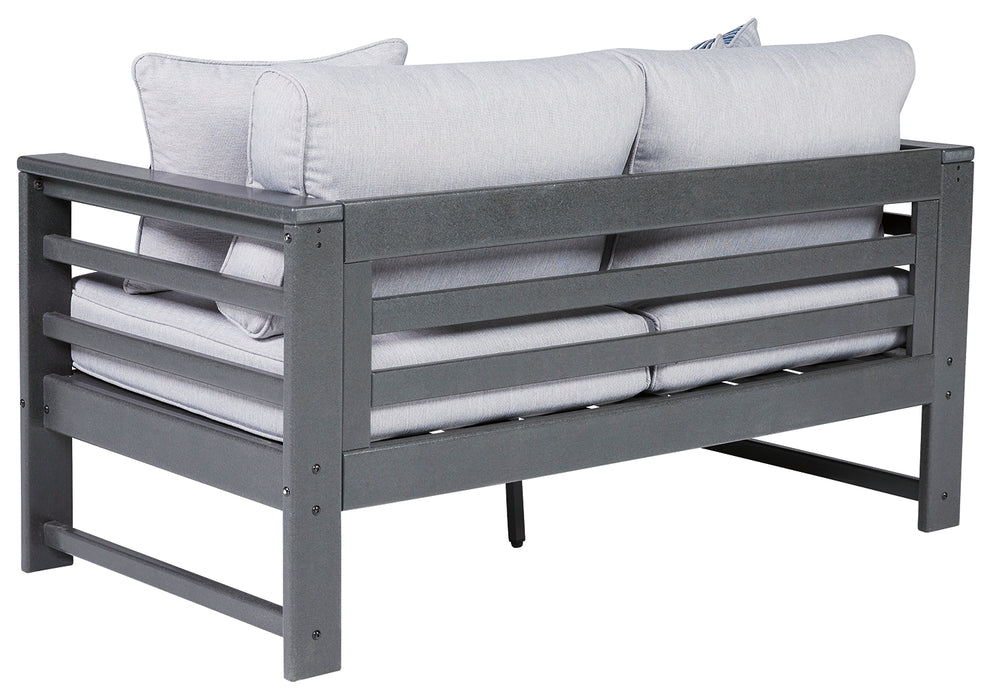 Amora Outdoor Loveseat with Cushion - P417-835 - In Stock Furniture