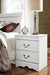 Anarasia White Nightstand - B129-92 - Gate Furniture