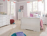 Anarasia White Twin Sleigh Bed - Gate Furniture
