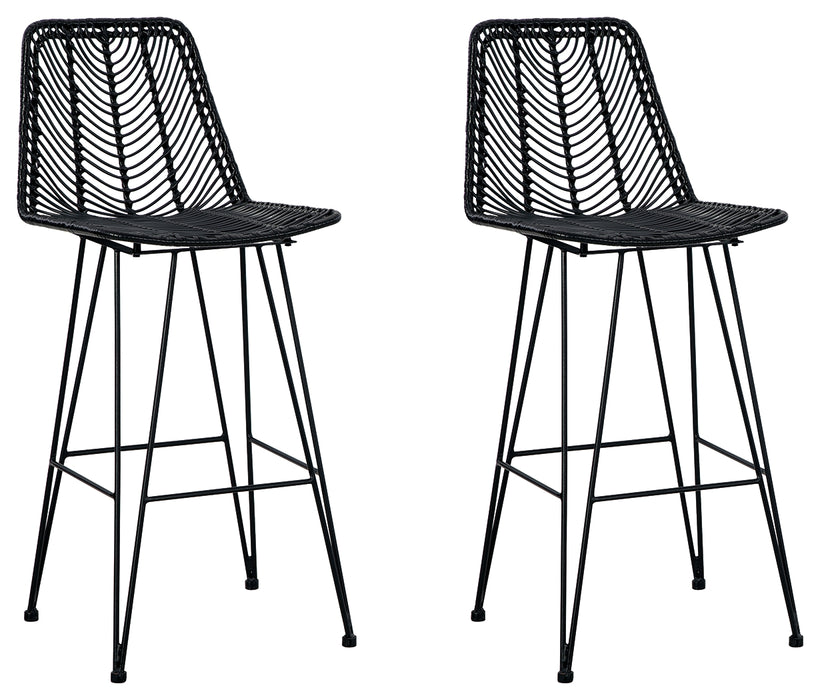 Angentree Bar Height Bar Stool (Set of 2) - D434-130 - In Stock Furniture