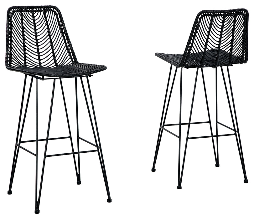 Angentree Bar Height Bar Stool (Set of 2) - D434-130 - In Stock Furniture