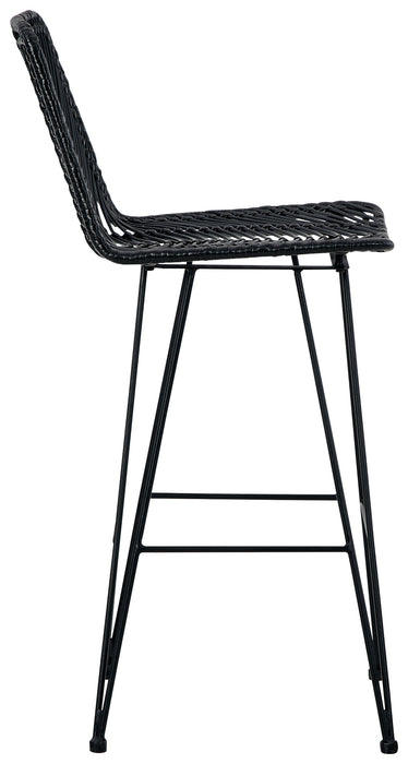 Angentree Bar Height Bar Stool (Set of 2) - D434-130 - In Stock Furniture