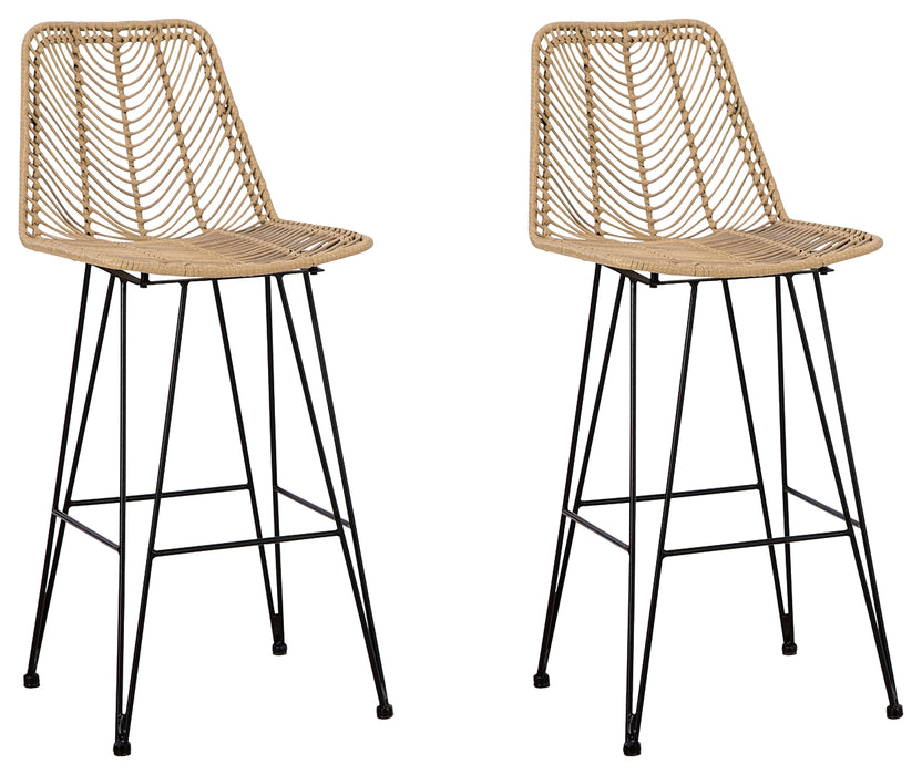 Angentree Bar Height Bar Stool (Set of 2) - D434-230 - In Stock Furniture