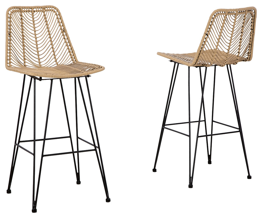 Angentree Bar Height Bar Stool (Set of 2) - D434-230 - In Stock Furniture