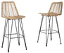 Angentree Bar Height Bar Stool (Set of 2) - D434-230 - In Stock Furniture