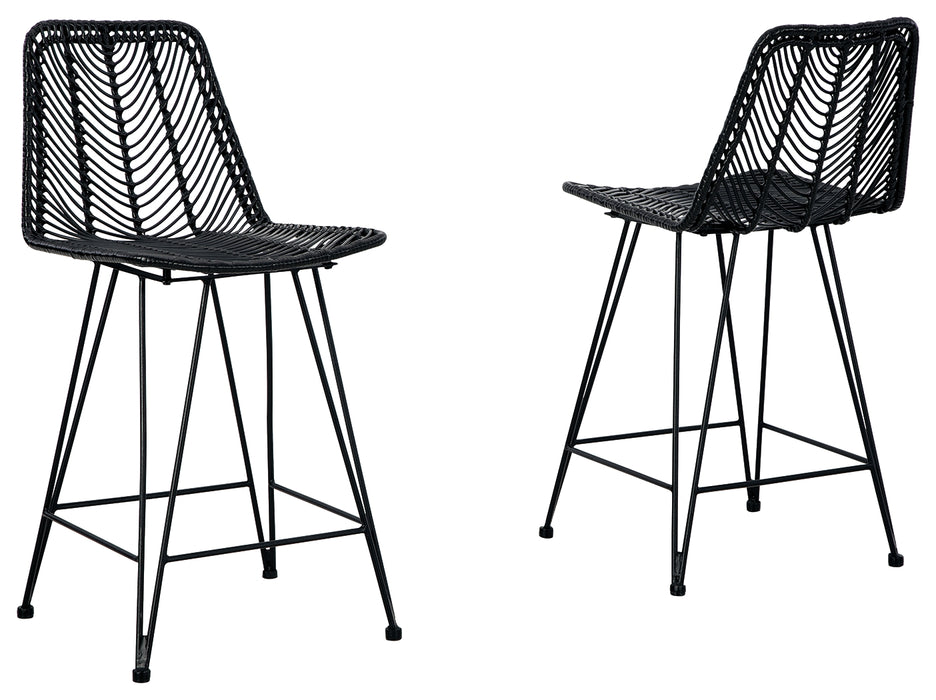 Angentree Counter Height Bar Stool (Set of 2) - D434-124 - In Stock Furniture