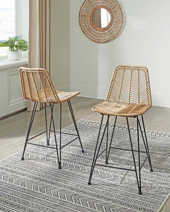 Angentree Counter Height Bar Stool (Set of 2) - D434-224 - In Stock Furniture