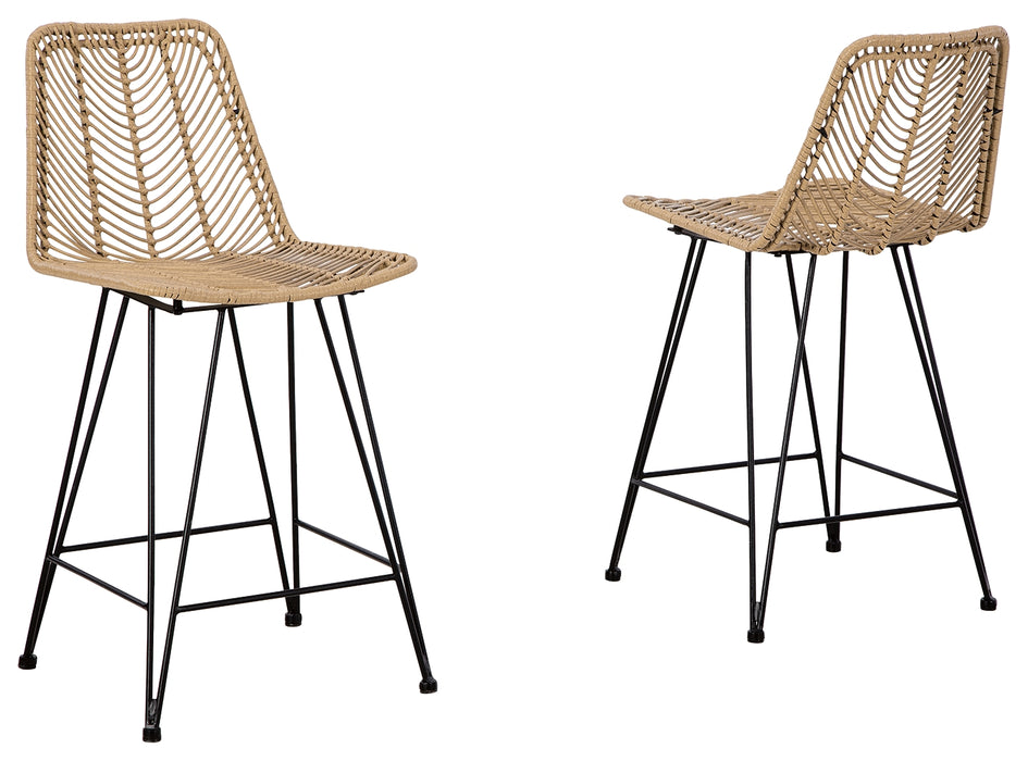 Angentree Counter Height Bar Stool (Set of 2) - D434-224 - In Stock Furniture