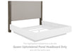 Anibecca Queen Upholstered Panel Headboard - B970-57 - In Stock Furniture